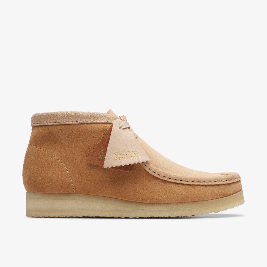 buty wallabee – połączenie koloru brązowego